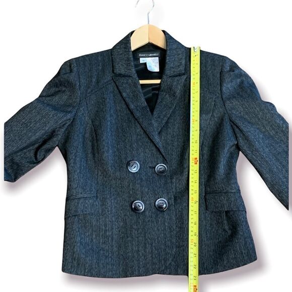 Designer Franco Mirabelli Cropped Blazer - Picture 7 of 9